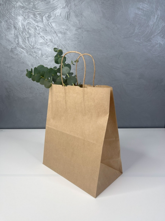 Пакет 240х140х280 крафт