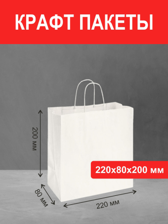 Пакет 220х80х200 белый